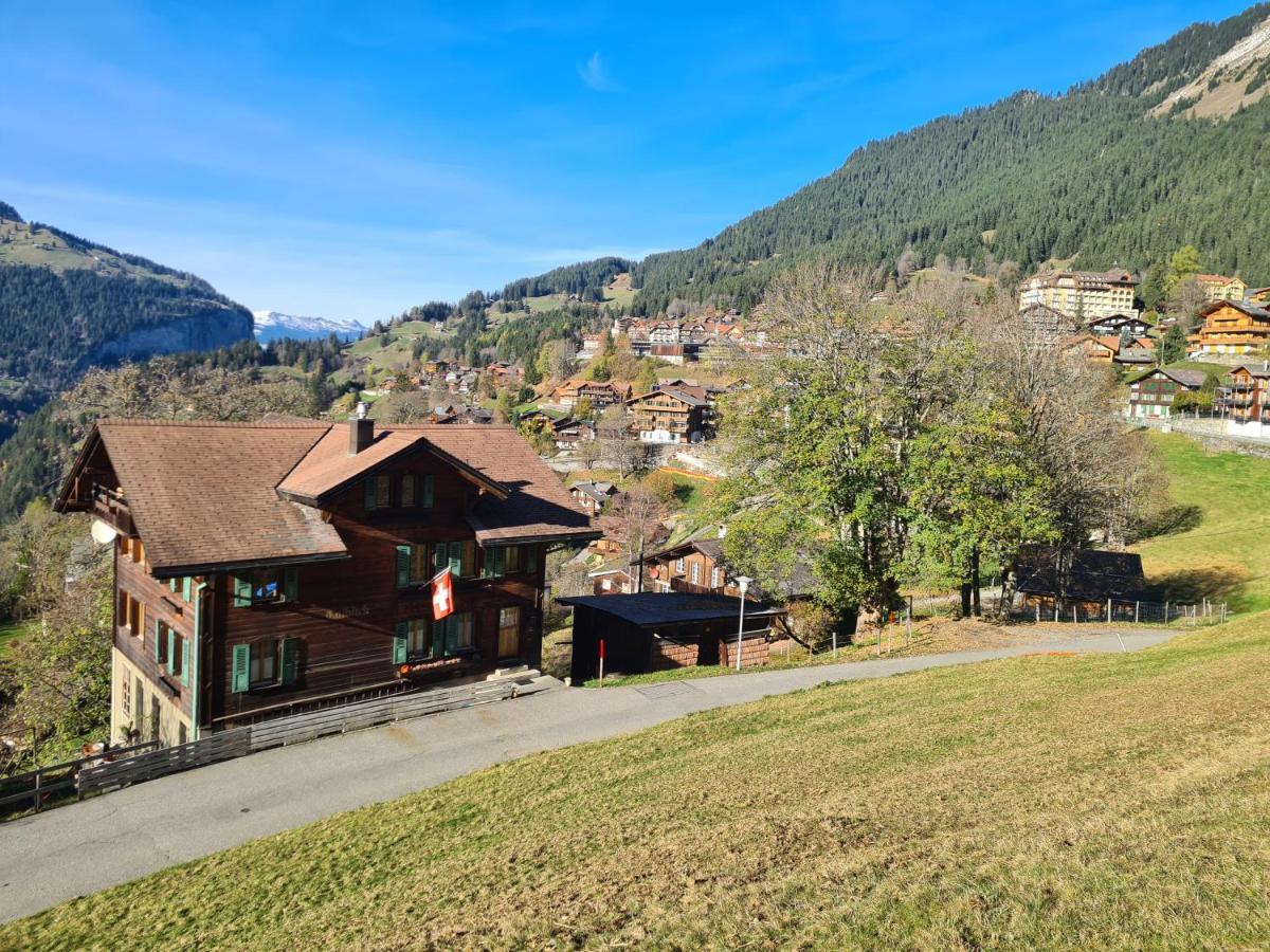 Traditional Chalet In Wengen - Top Floor Appartement Buitenkant foto